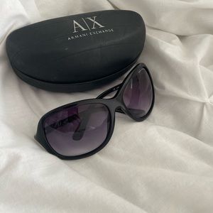 Armani exchange black sunglasses